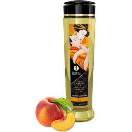Shunga Massage Olie Stimulation Peach